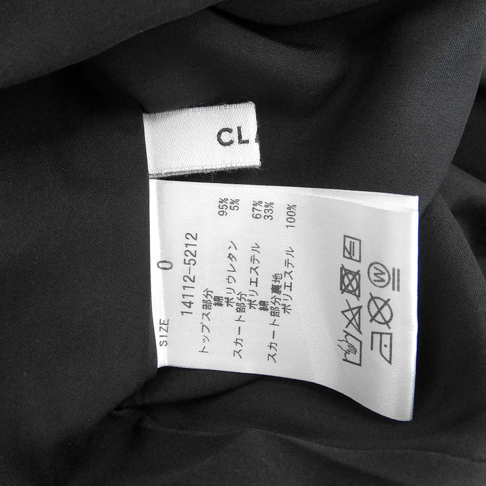 CLANE クラネ BACK OPEN CUP TANK OP ワンピース レディース ブラック 0 14112-5212 23SS ワンピース 0