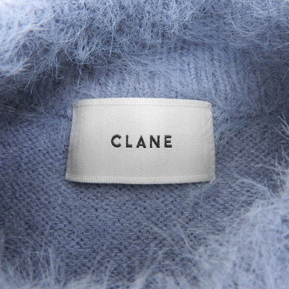 CLANE クラネ 美品 SHAGGY AMERICAN SLEEVE KNIT TOPS トップス レディース ブルー 2 16106-2072 24SS トップス 2