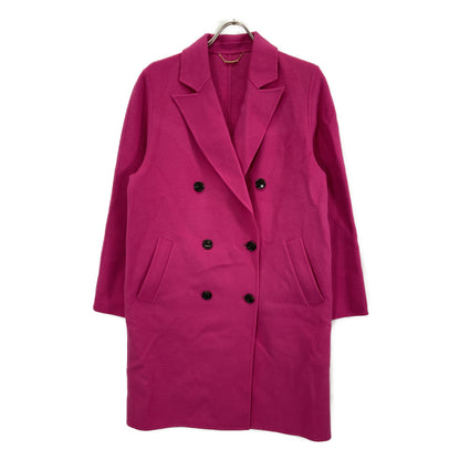 allureville アルアバイル 22年製 ﾋﾟﾝｸ ｶｼﾐｱ混 ﾀﾞﾌﾞﾙﾌﾞﾚｽﾄｺｰﾄ コート 2