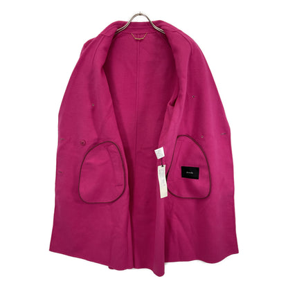 allureville アルアバイル 22年製 ﾋﾟﾝｸ ｶｼﾐｱ混 ﾀﾞﾌﾞﾙﾌﾞﾚｽﾄｺｰﾄ コート 2