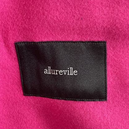 allureville アルアバイル 22年製 ﾋﾟﾝｸ ｶｼﾐｱ混 ﾀﾞﾌﾞﾙﾌﾞﾚｽﾄｺｰﾄ コート 2