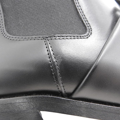 Versace ヴェルサーチ 美品 メデューサ レザー バイカーブーツ レディース ブラック 36 シューズ 36