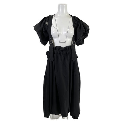 COMME des GARCONS Noir Kei Ninomiya コムデギャルソンノワールケイニノミヤ 24年 ﾌﾞﾗｯｸ 3OｰA008 ﾃﾞｻﾞｲﾝﾄﾞﾚｽ ワンピース XS