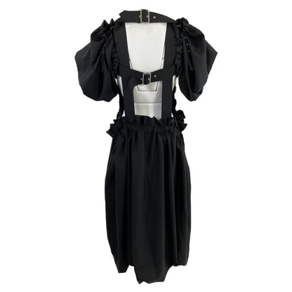 COMME des GARCONS Noir Kei Ninomiya コムデギャルソンノワールケイニノミヤ 24年 ﾌﾞﾗｯｸ 3OｰA008 ﾃﾞｻﾞｲﾝﾄﾞﾚｽ ワンピース XS