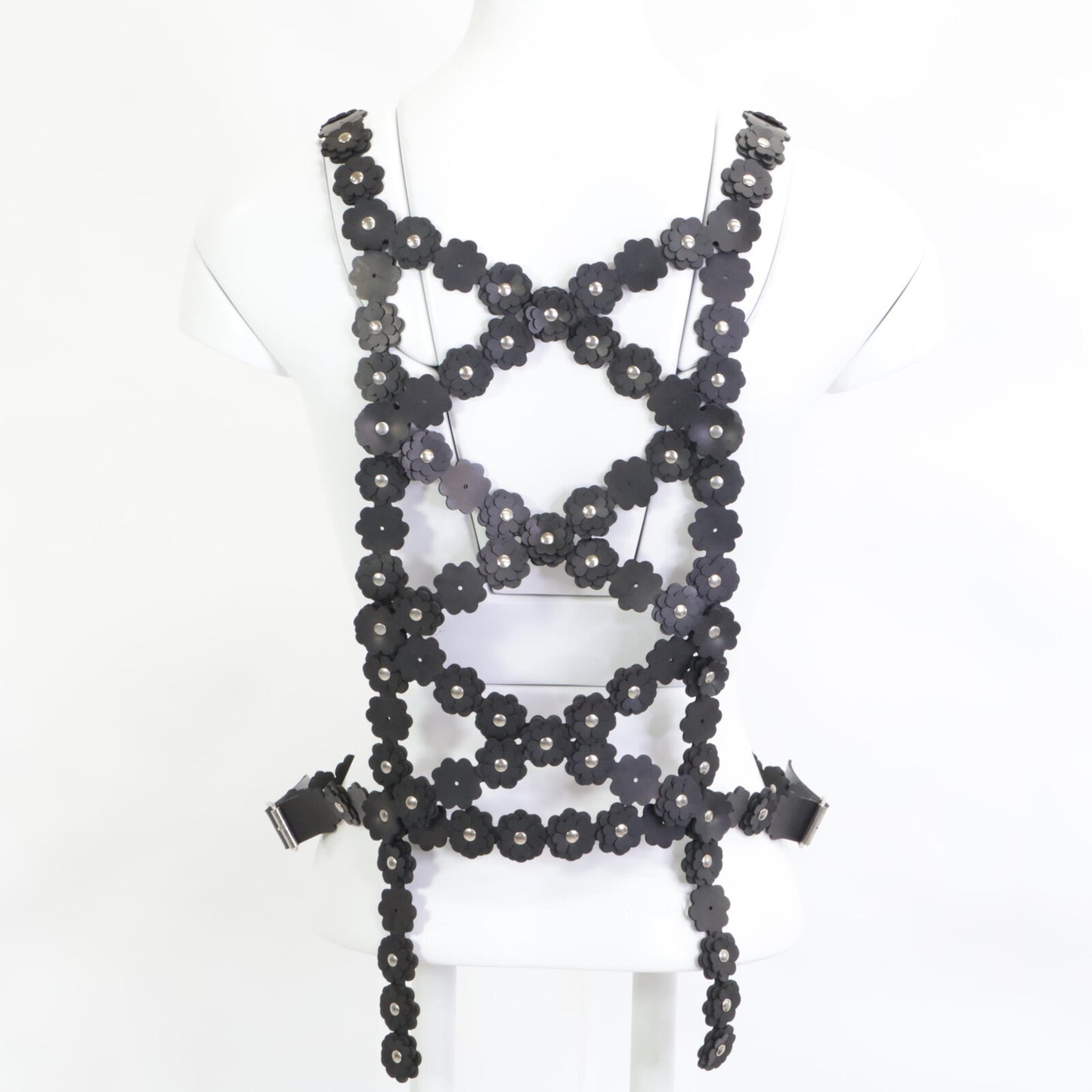 COMME des GARCONS Noir Kei Ninomiya コムデギャルソンノワールケイニノミヤ ｘHUNTER ハンター【美品/23SS】フラワー ラバー ハーネス/ トップス