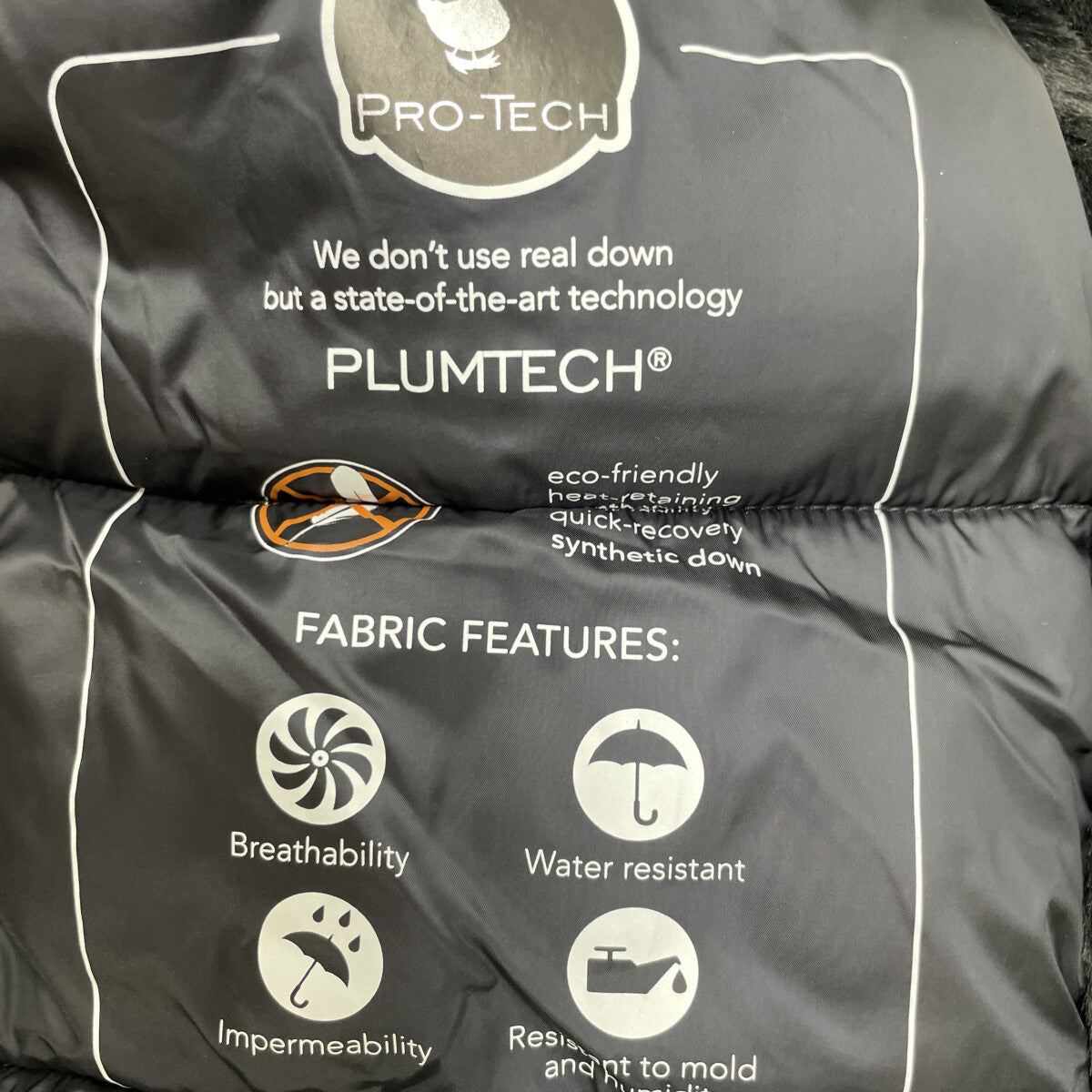 SAVE THE DUCK セイブザダック ﾌﾞﾗｯｸ P42800W SAMANTAH ﾎﾞｱ ｴｺﾀﾞｳﾝｼﾞｬｹｯﾄ ジャケット O