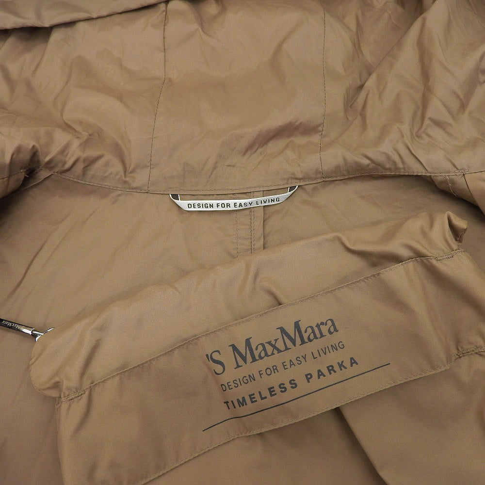 S MaxMara エスマックスマーラ タイムレス パーカ ジャケット レディース ブラウン 36 ジャケット 36