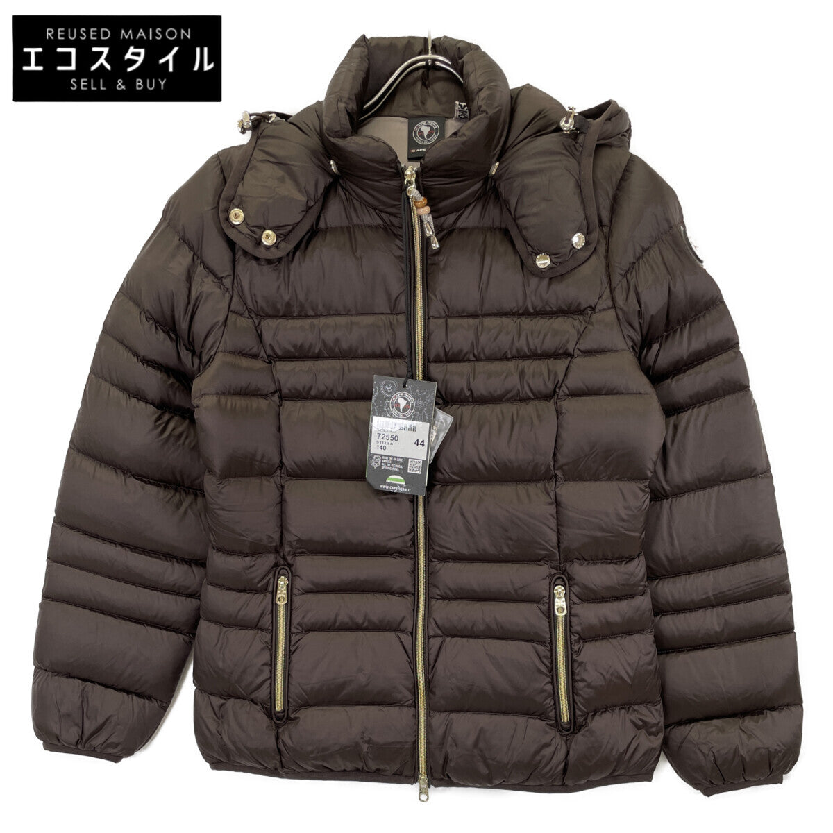 CAPE HORN ケープホーン ﾌﾞﾗｳﾝ 72550 STELLA ｽﾃﾗ ｼｮｰﾄ丈ﾀﾞｳﾝｼﾞｬｹｯﾄ ジャケット 44