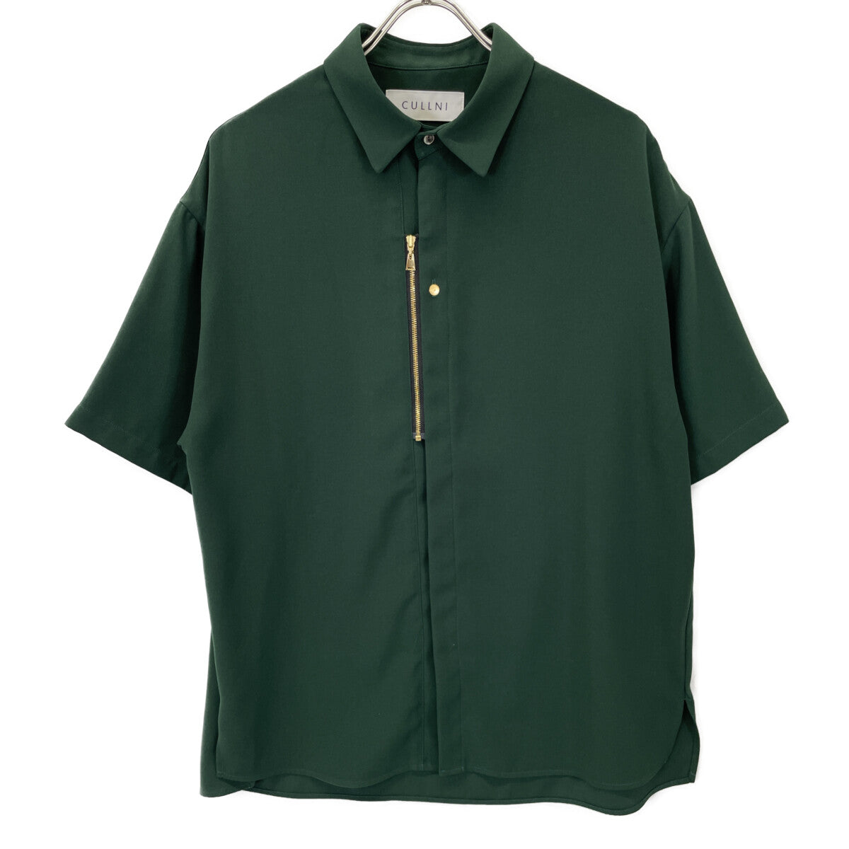 CULLNI クルニ 22-SS-065 ｸﾞﾘｰﾝ ﾎﾟﾘｴｽﾃﾙ 半袖ｼｬﾂ トップス 2