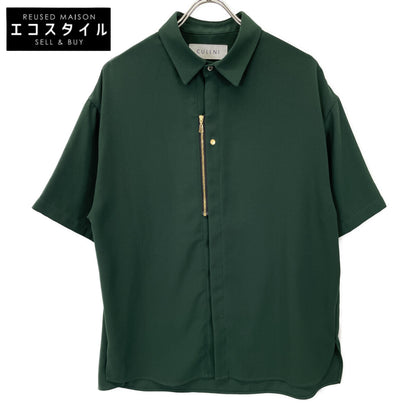 CULLNI クルニ 22-SS-065 ｸﾞﾘｰﾝ ﾎﾟﾘｴｽﾃﾙ 半袖ｼｬﾂ トップス 2