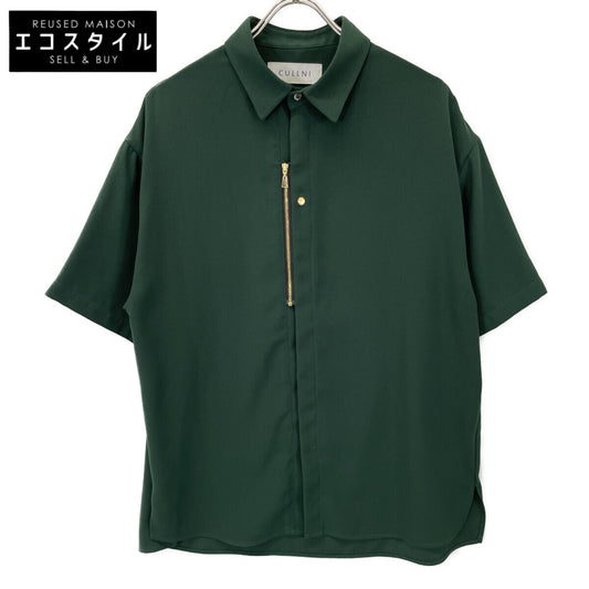 CULLNI クルニ 22-SS-065 ｸﾞﾘｰﾝ ﾎﾟﾘｴｽﾃﾙ 半袖ｼｬﾂ トップス 2