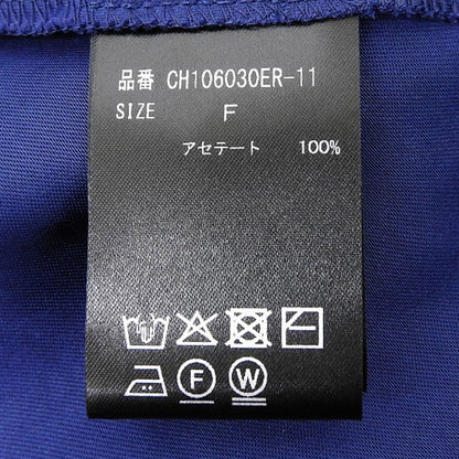 Chaos カオス 新品同様 CRリベールサテンスカート レディース ブルー F CH106030ER スカート F