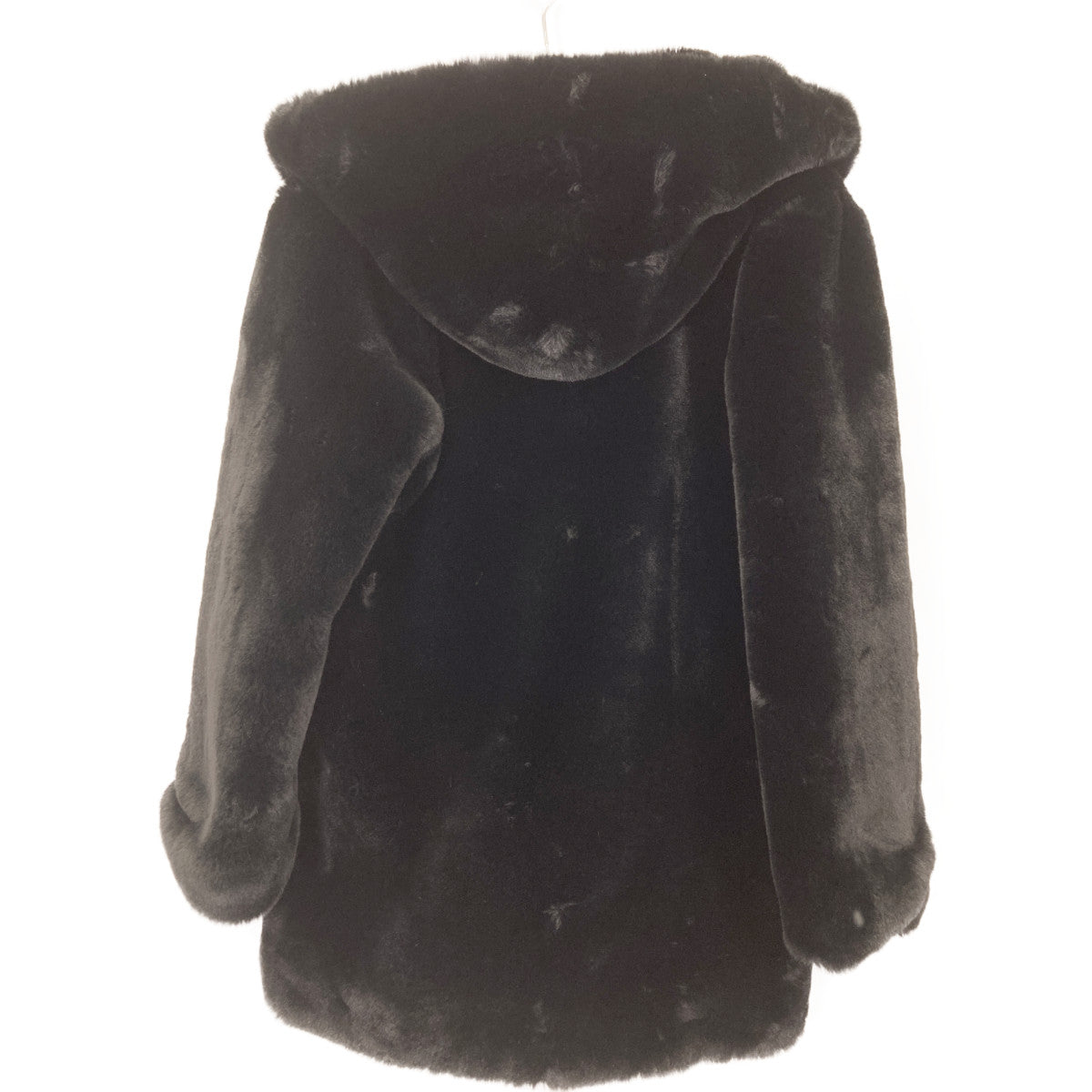 Apparis アパリス F46 ﾌﾞﾗｯｸ ﾌｪｲｸﾌｧｰ ｺｰﾄ コート S