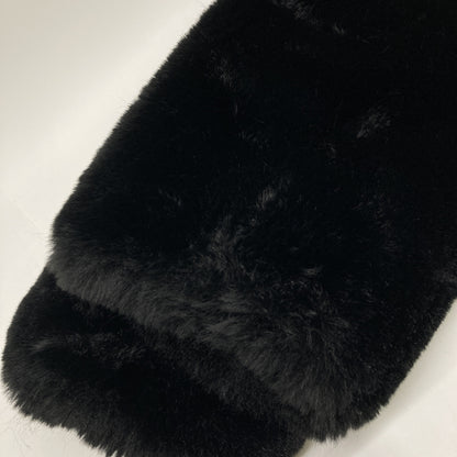 Apparis アパリス F46 ﾌﾞﾗｯｸ ﾌｪｲｸﾌｧｰ ｺｰﾄ コート S