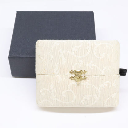 Yoshinob ヨシノブ 美品 AbHeri アベリ PT850xPT900 AM0.01ct D0.04ct リボン ネックレス