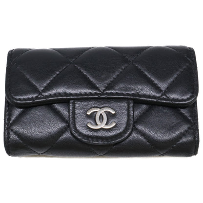 CHANEL シャネル 12番台 ココマーク ラムスキン マトラッセ キーケース