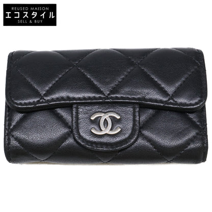 CHANEL シャネル 12番台 ココマーク ラムスキン マトラッセ キーケース