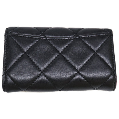 CHANEL シャネル 12番台 ココマーク ラムスキン マトラッセ キーケース