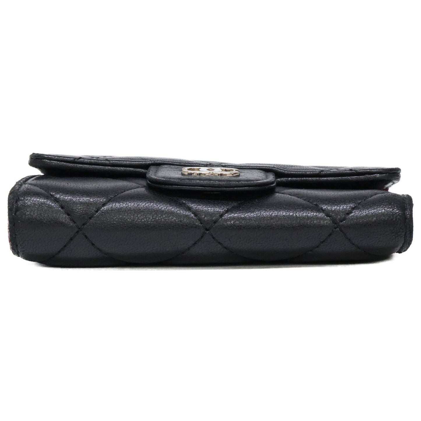 CHANEL シャネル 12番台 ココマーク ラムスキン マトラッセ キーケース