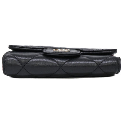 CHANEL シャネル 12番台 ココマーク ラムスキン マトラッセ キーケース