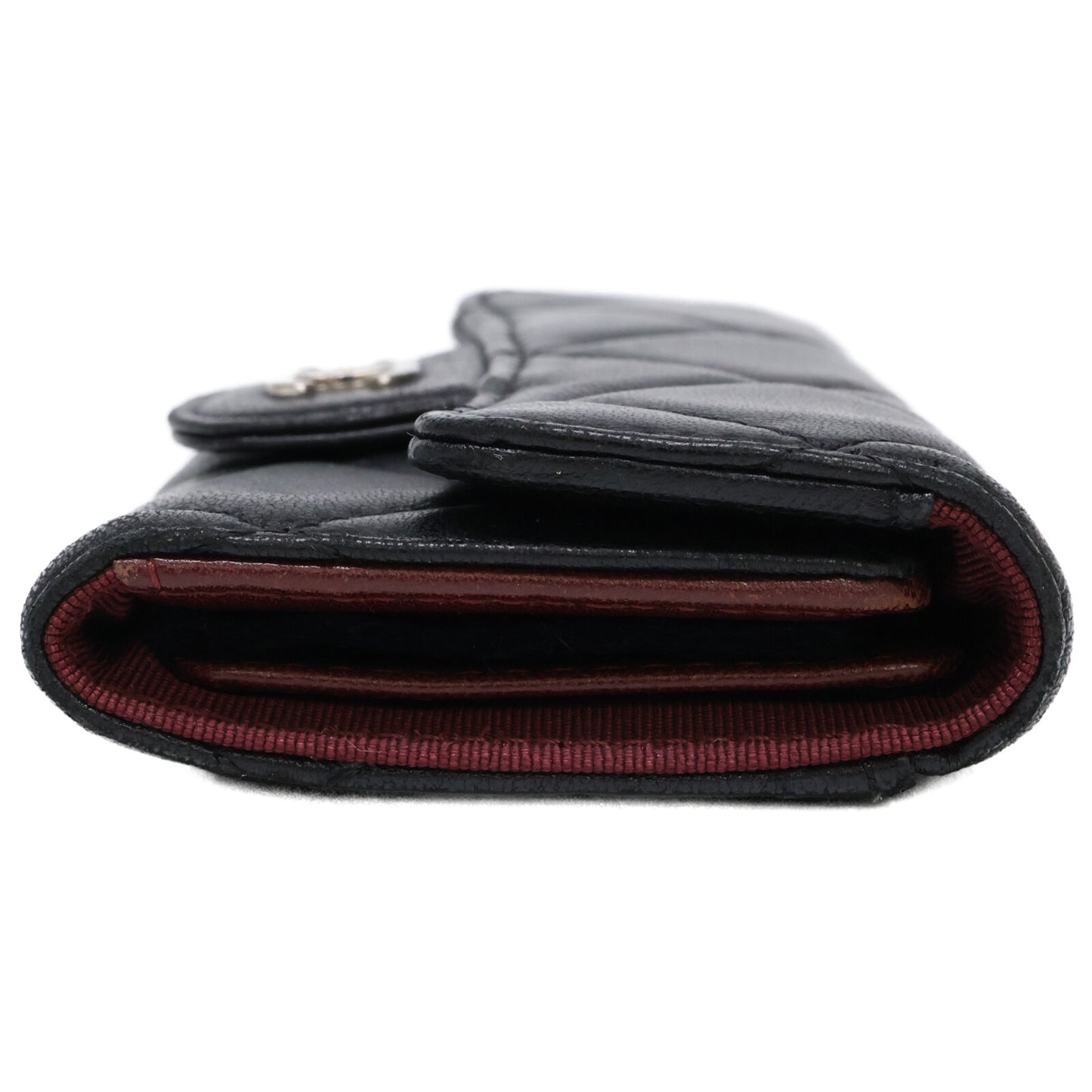 CHANEL シャネル 12番台 ココマーク ラムスキン マトラッセ キーケース