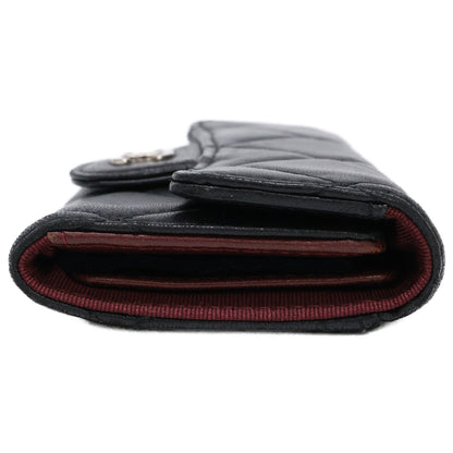 CHANEL シャネル 12番台 ココマーク ラムスキン マトラッセ キーケース