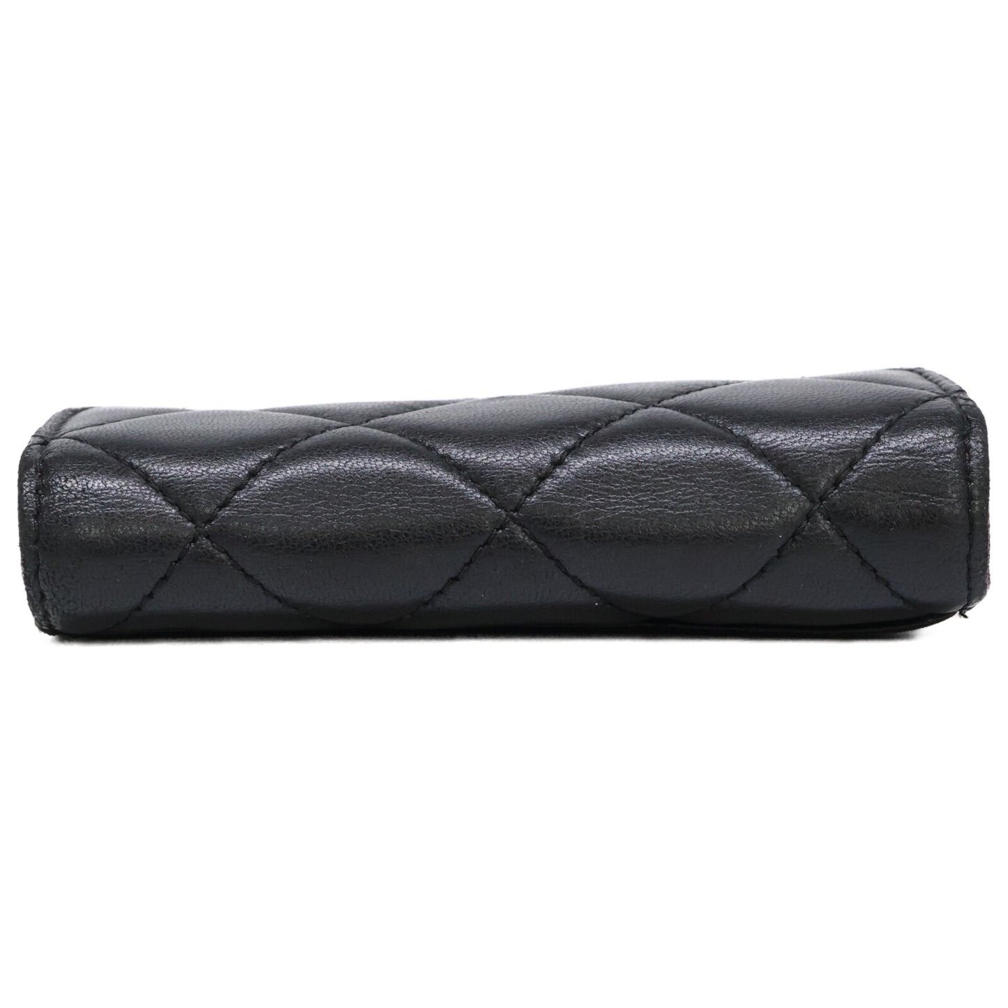 CHANEL シャネル 12番台 ココマーク ラムスキン マトラッセ キーケース