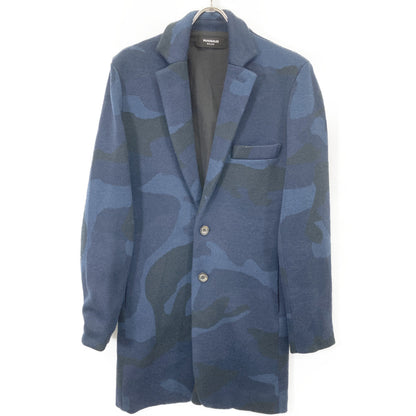 1piu1uguale3 ウノピゥウノウグァーレトレ 【RELAX】ﾈｲﾋﾞｰ ｳｰﾙ混ｶﾓﾆｯﾄﾁｪｽﾀｰｺｰﾄ コート L