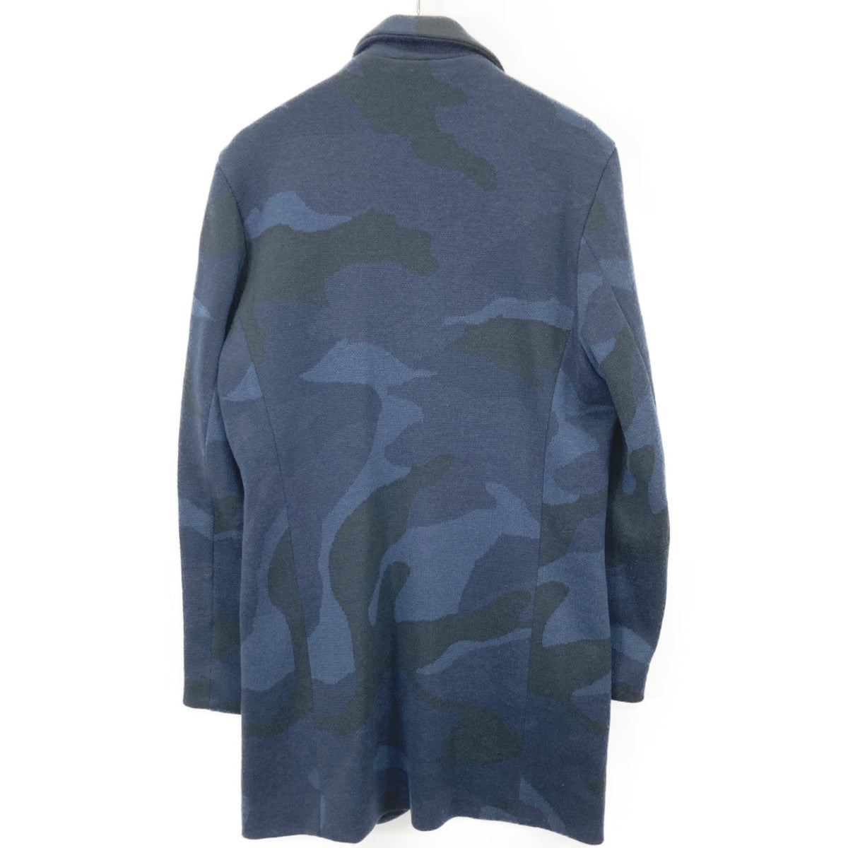 1piu1uguale3 ウノピゥウノウグァーレトレ 【RELAX】ﾈｲﾋﾞｰ ｳｰﾙ混ｶﾓﾆｯﾄﾁｪｽﾀｰｺｰﾄ コート L