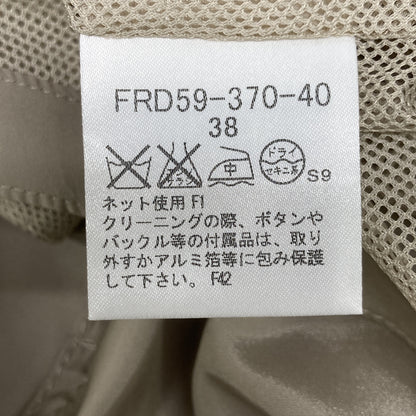 BURBERRY LONDON バーバリーロンドン ﾍﾞｰｼﾞｭ FRD59-370-40 ﾅｲﾛﾝ ﾄﾚﾝﾁｺｰﾄ コート 38