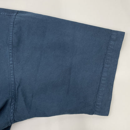 AURALEE オーラリー ﾌﾞﾙｰ PRODUCT DYED FINX GABARDINE ﾊｰﾌｽﾘｰﾌﾞｼｬﾂ トップス 5