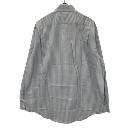 AURALEE オーラリー ﾌﾞﾙｰ SUVIN HIGH COUNT CLOTH ｽﾄﾗｲﾌﾟｼｬﾂ トップス 5