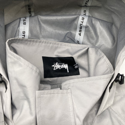 STUSSY ステューシー ｸﾞﾚｰ ﾏｳﾝﾃﾝﾊﾟｰｶｰ ジャケット S
