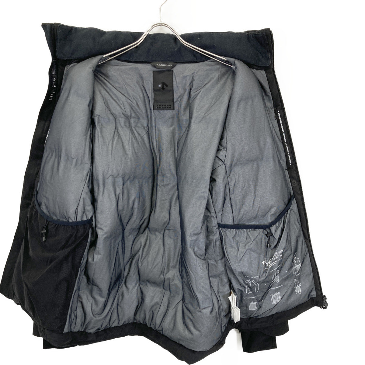 水沢ダウン ミズサワダウン 24AW ﾌﾞﾗｯｸ DU4FDJM8MB CARRY ﾀﾞｳﾝｼﾞｬｹｯﾄ ジャケット O