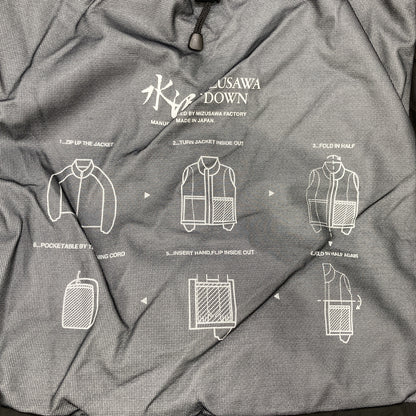 水沢ダウン ミズサワダウン 24AW ﾌﾞﾗｯｸ DU4FDJM8MB CARRY ﾀﾞｳﾝｼﾞｬｹｯﾄ ジャケット O