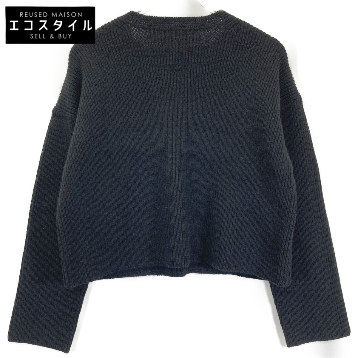 SLOANE スローン 【美品】SL9W-774 7G片畦編み メリノウール ラウンドネック プルオーバー ニットセーター/ トップス 1