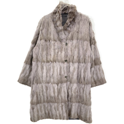 WAKO 和光 ﾁﾝﾁﾗ、ﾘｽ×ｼﾙｸ ﾘﾊﾞｰｼﾌﾞﾙ ﾛﾝｸﾞｺｰﾄ コート 表記なし