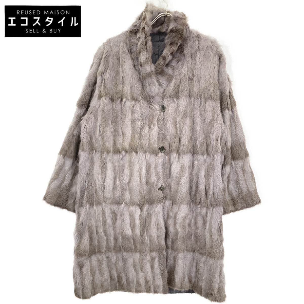 WAKO 和光 ﾁﾝﾁﾗ、ﾘｽ×ｼﾙｸ ﾘﾊﾞｰｼﾌﾞﾙ ﾛﾝｸﾞｺｰﾄ コート 表記なし