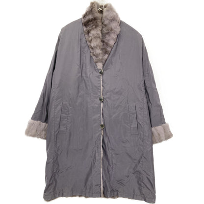 WAKO 和光 ﾁﾝﾁﾗ、ﾘｽ×ｼﾙｸ ﾘﾊﾞｰｼﾌﾞﾙ ﾛﾝｸﾞｺｰﾄ コート 表記なし