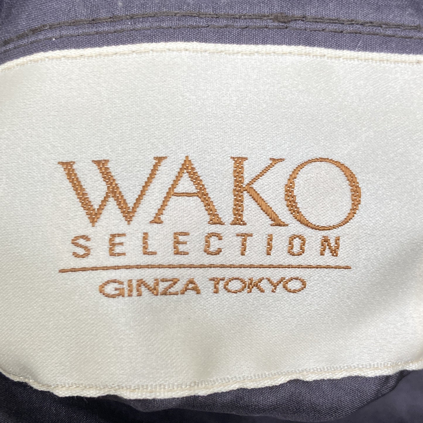 WAKO 和光 ﾁﾝﾁﾗ、ﾘｽ×ｼﾙｸ ﾘﾊﾞｰｼﾌﾞﾙ ﾛﾝｸﾞｺｰﾄ コート 表記なし