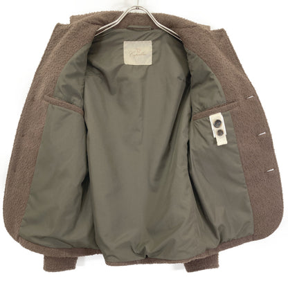 CAPALBIO カパルビオ ﾌﾞﾗｳﾝ G501W1928 ｶｾﾝﾃｨｰﾉ ｻﾌｧﾘｼﾞｬｹｯﾄ ジャケット 44