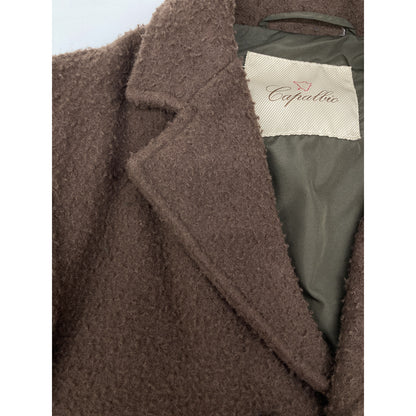 CAPALBIO カパルビオ ﾌﾞﾗｳﾝ G501W1928 ｶｾﾝﾃｨｰﾉ ｻﾌｧﾘｼﾞｬｹｯﾄ ジャケット 44