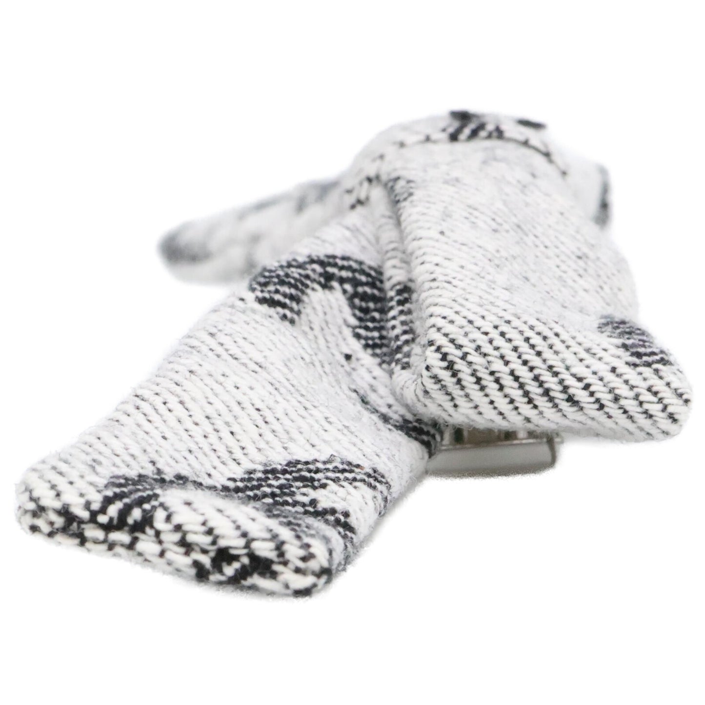 CHANEL シャネル 【美品】22S AA8273 ココマーク リボン バレッタ ヘアアクセサリー