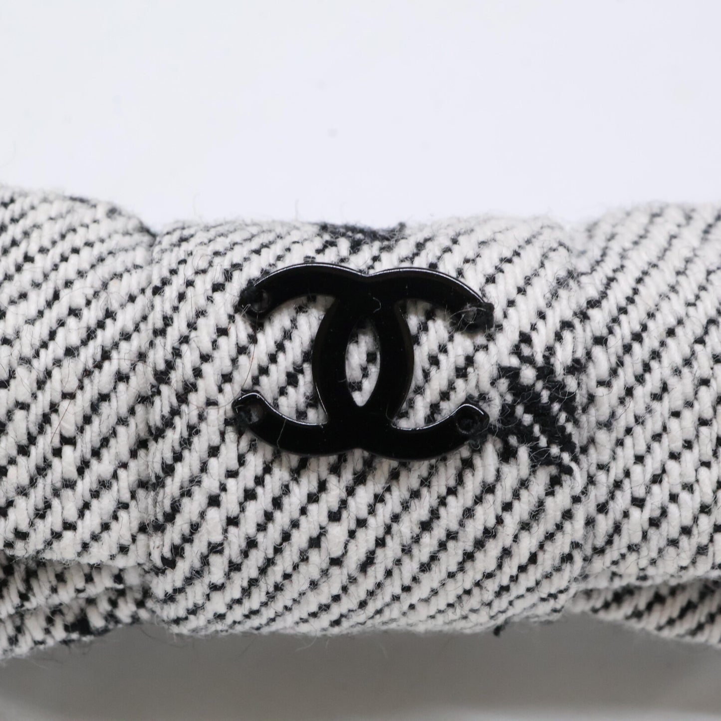 CHANEL シャネル 【美品】22S AA8273 ココマーク リボン バレッタ ヘアアクセサリー