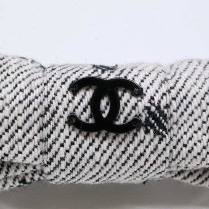 CHANEL シャネル 【美品】22S AA8273 ココマーク リボン バレッタ ヘアアクセサリー