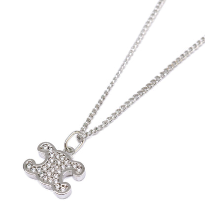 CELINE セリーヌ 460GB6BZI.36SI トリオンフ ラインストーン ネックレス