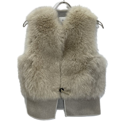 SOV. ソブ ダブルスタンダード ﾍﾞｰｼﾞｭ ｳｰﾙ/ｶｼﾐﾔ ﾌｫｯｸｽﾌｧｰﾍﾞｽﾄ ベスト 36