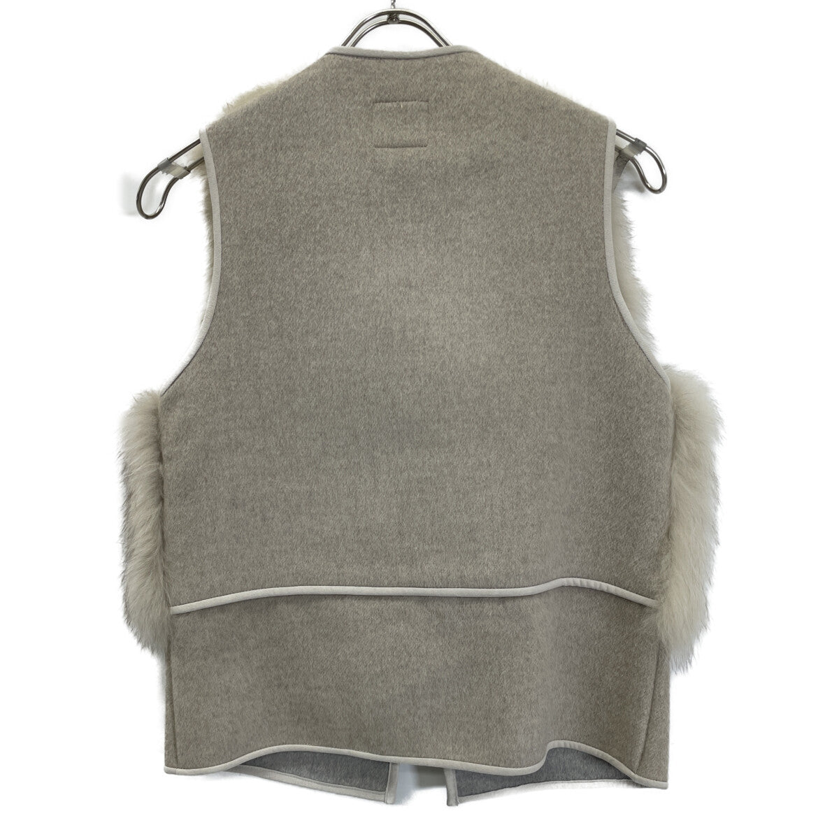 SOV. ソブ ダブルスタンダード ﾍﾞｰｼﾞｭ ｳｰﾙ/ｶｼﾐﾔ ﾌｫｯｸｽﾌｧｰﾍﾞｽﾄ ベスト 36