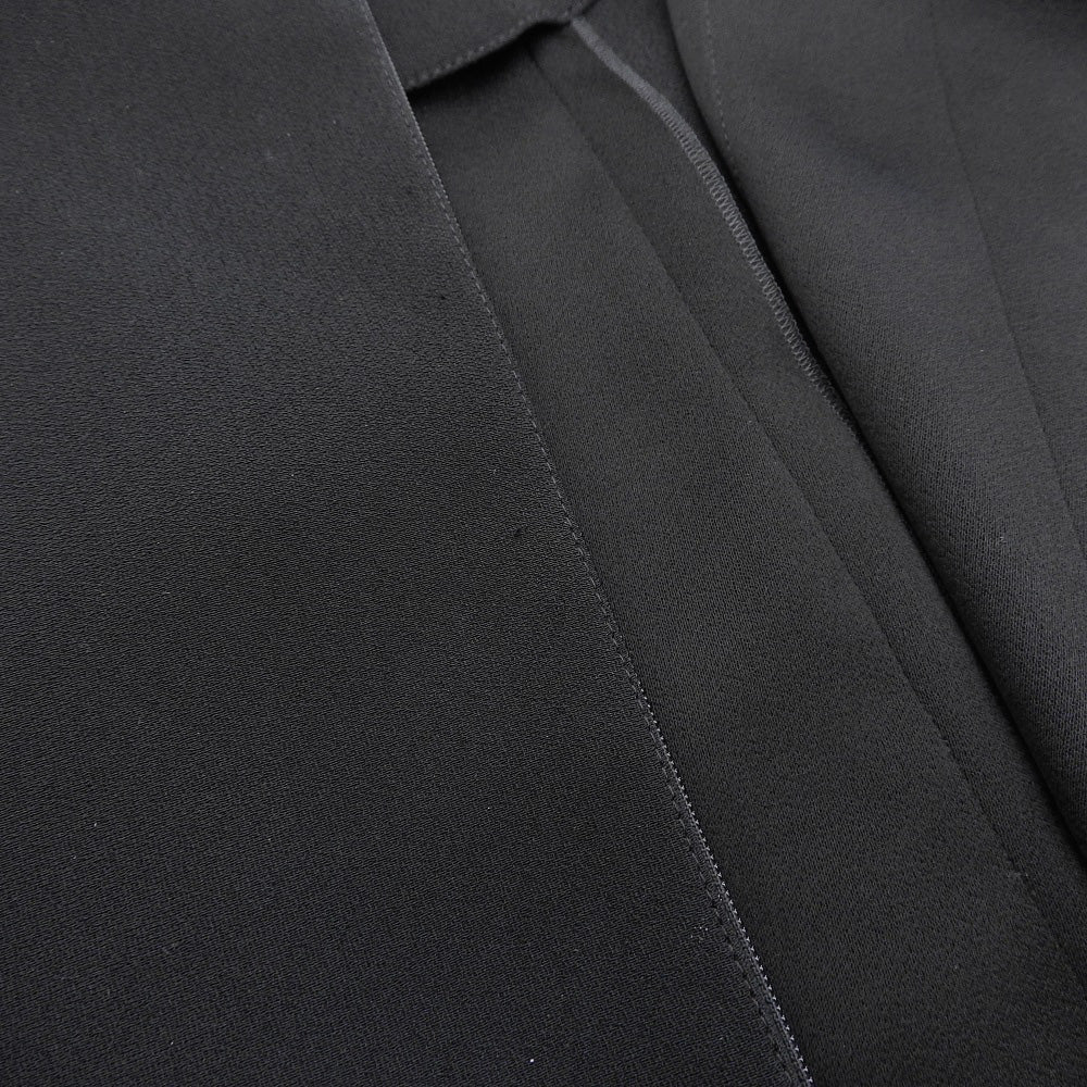 SONIA RYKIEL ソニアリキエル 未使用 バックサテン ノースリーブプリーツワンピース レディース ブラック 36 12410425-14 ワンピース 36