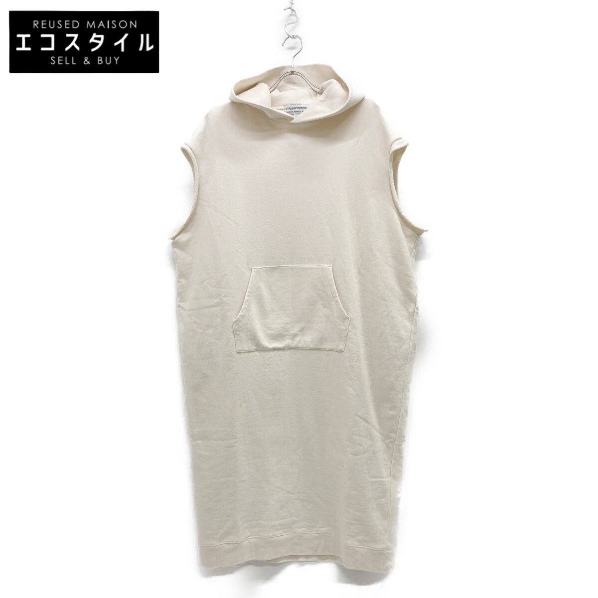 AMERICANA アメリカーナ ×ｱﾊﾟﾙﾄﾓﾝ別注 ﾉｰｽﾘｰﾌﾞ ﾌｰﾃﾞｨ ｽｳｪｯﾄﾜﾝﾋﾟｰｽ ワンピース F